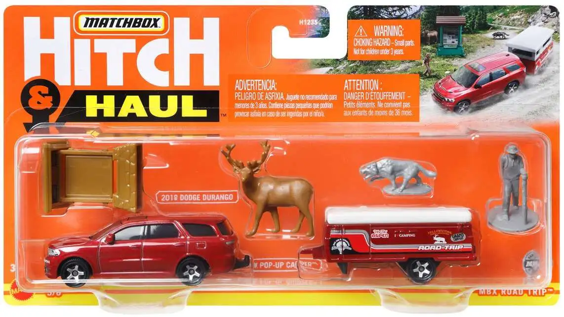 Matchbox Hitch Haul MBX Road Trip Diecast Vehicle Mattel Toys - ToyWiz