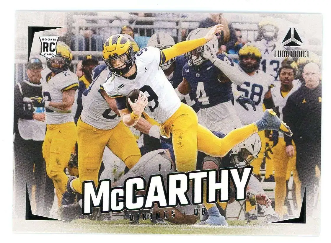 NFL 2024 Luminance Football J.J. McCarthy #187 [Rookie]