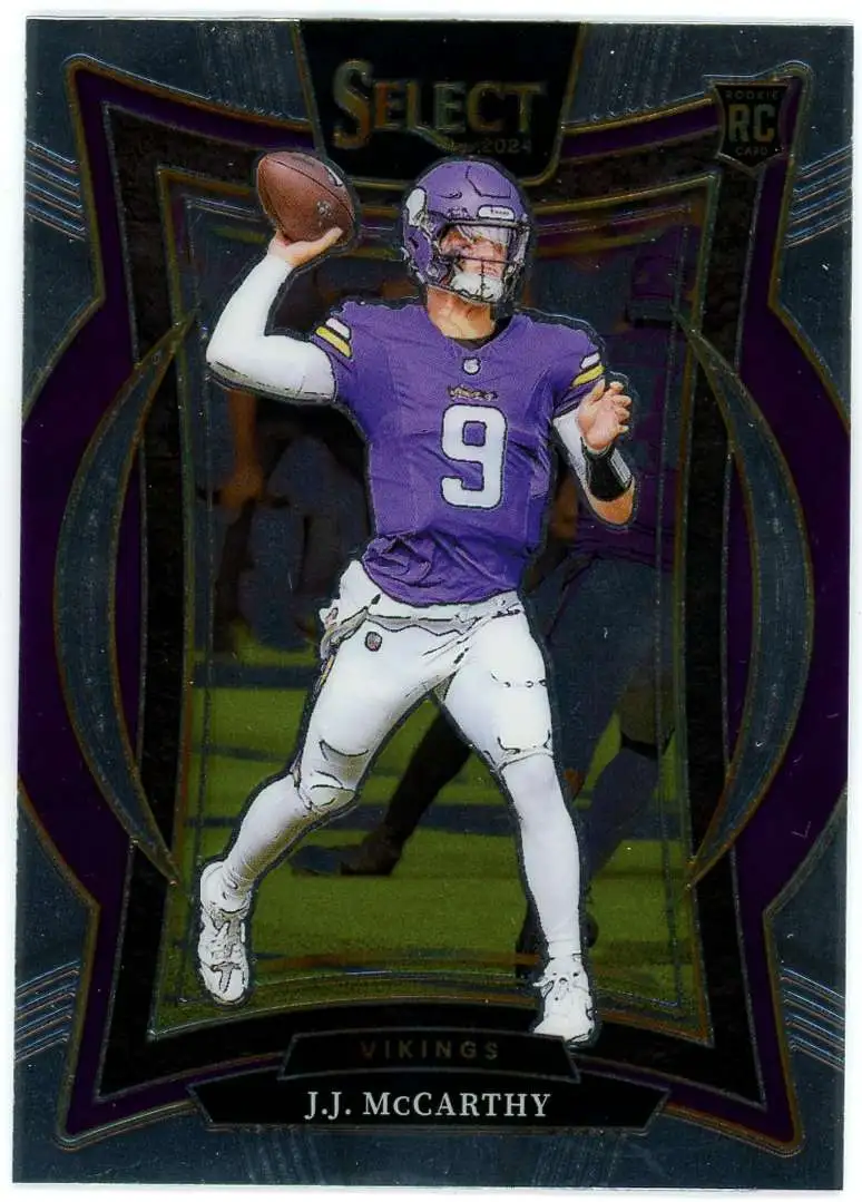 NFL 2024 Panini Select Football Base Concourse J.J. McCarthy #24 [Rookie]