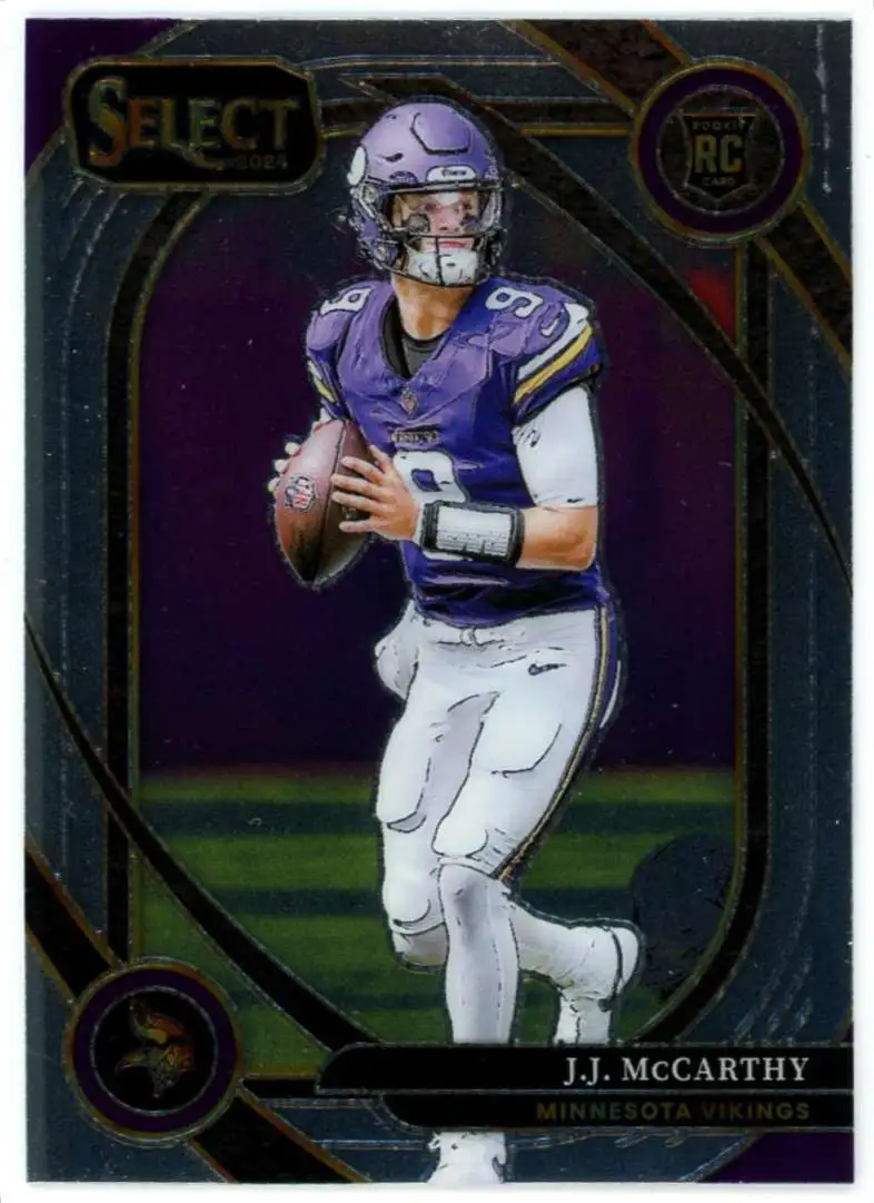 NFL 2024 Panini Select Football Base Club Level J.J. McCarthy #246 [Rookie]