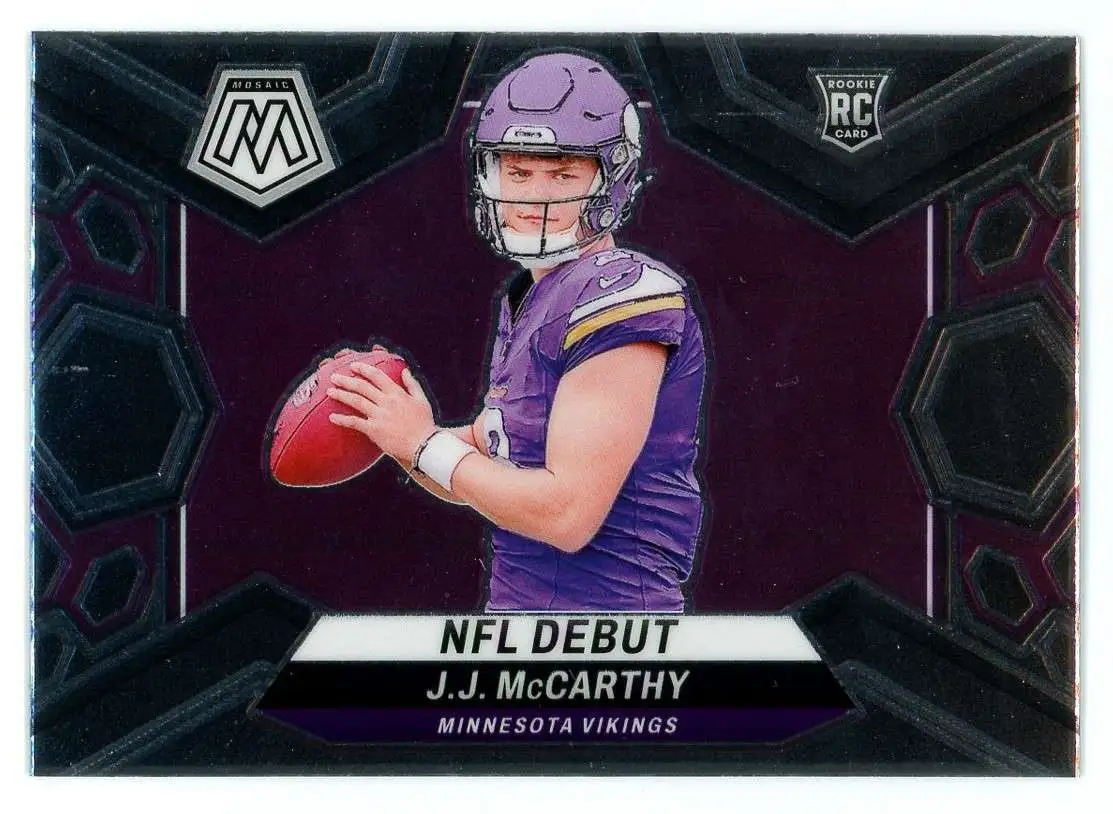 NFL 2024 Panini Mosaic Football Debut J.J. McCarthy #275 [Rookie]