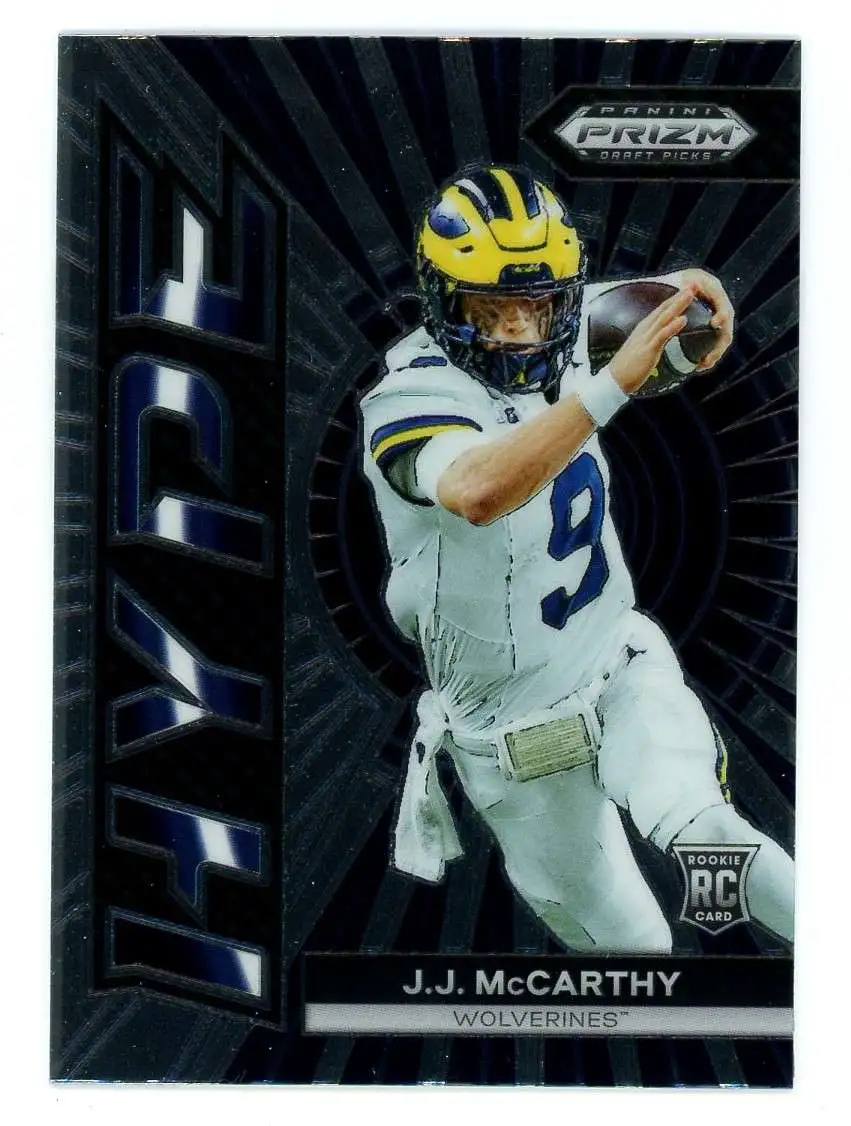 NFL 2024 Panini Prizm Draft Picks Hype J.J. McCarthy HP-JM [Rookie]