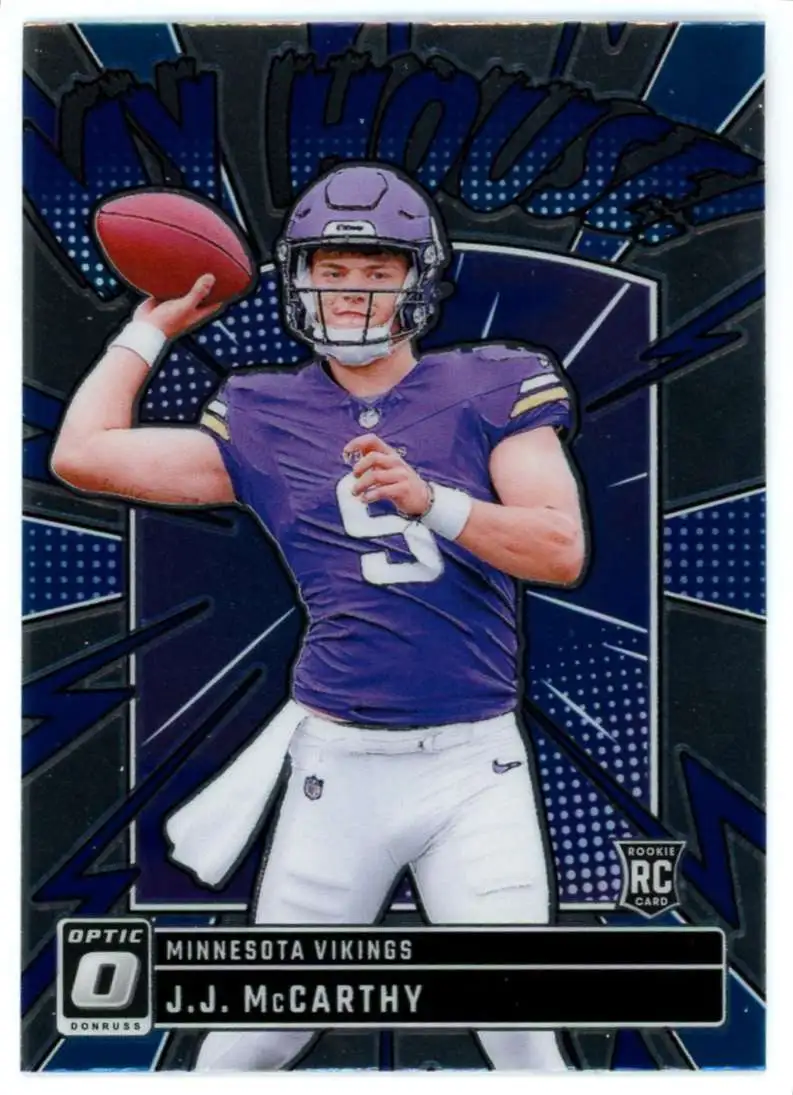 NFL 2024 Panini Donruss Optic Football My House! J.J. McCarthy #6 [Rookie]