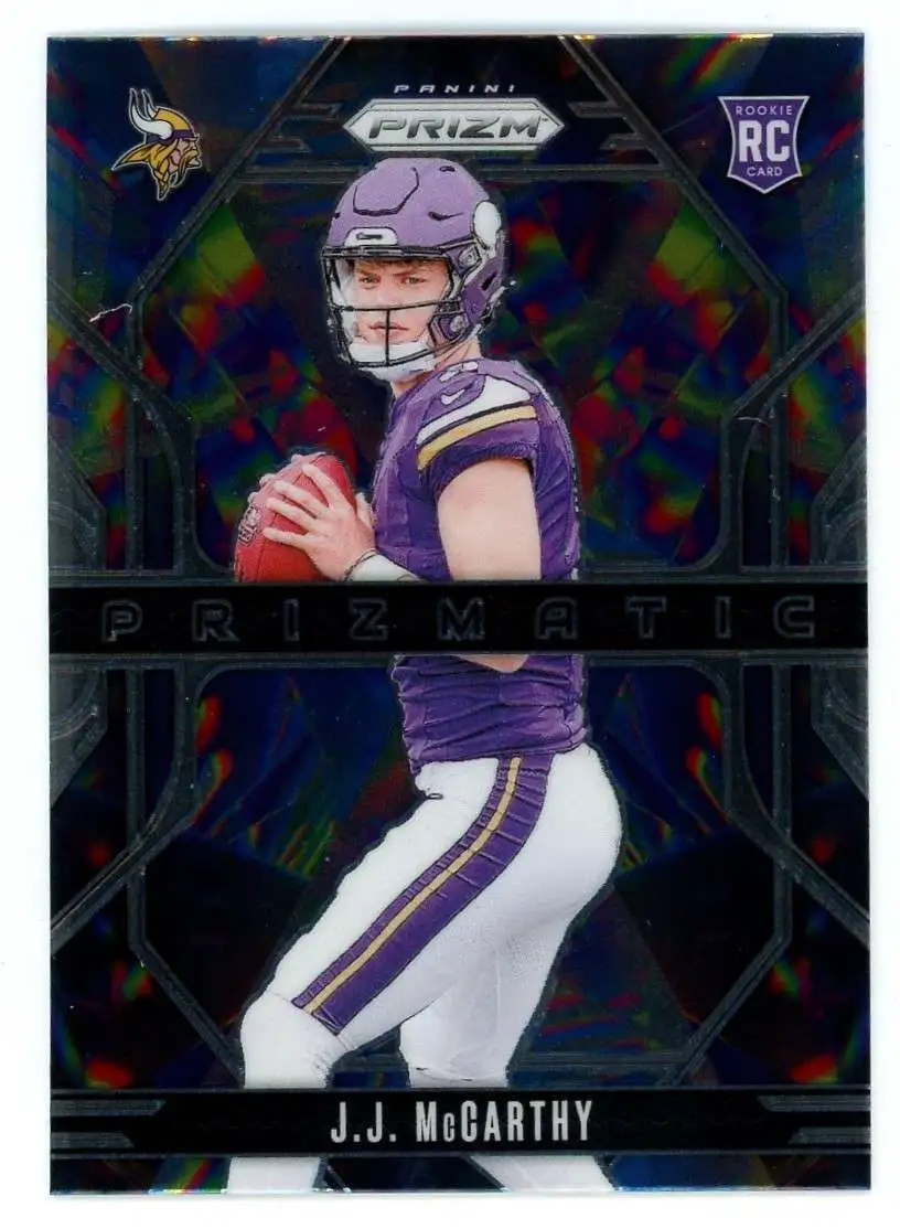 NFL 2024 Panini Prizm Football Prizmatic J.J. McCarthy #8 [Rookie]