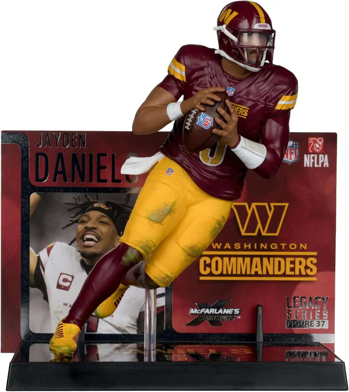 McFarlane Toys NFL Washington Commanders Sports Football Jayden Daniels Action Figure