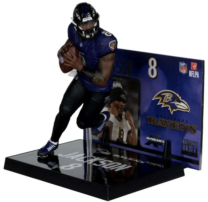 McFarlane Toys NFL Baltimore Ravens Sports Football Lamar Jackson Action Figure [Alternate Jersey]