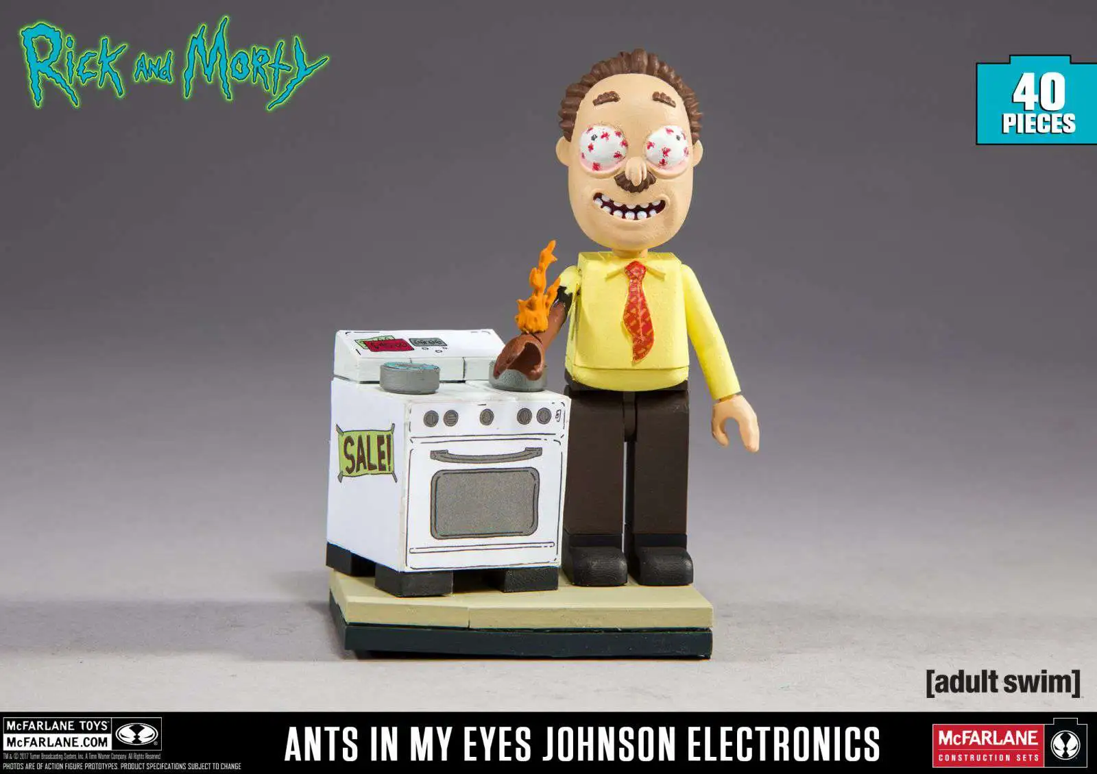 40 pcs NIB McFarlane Rick and Morty Set Ants in my Eyes Johnson Electronics 