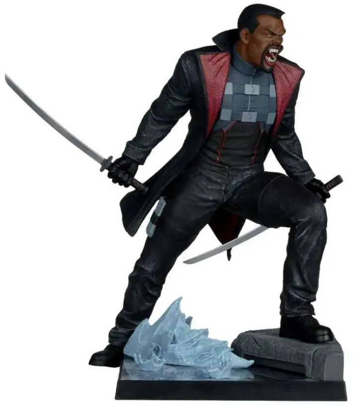 McFarlane Toys Marvel Blade Posed Figure with Scene & Comic [Blade #1, Red Platinum Edition]