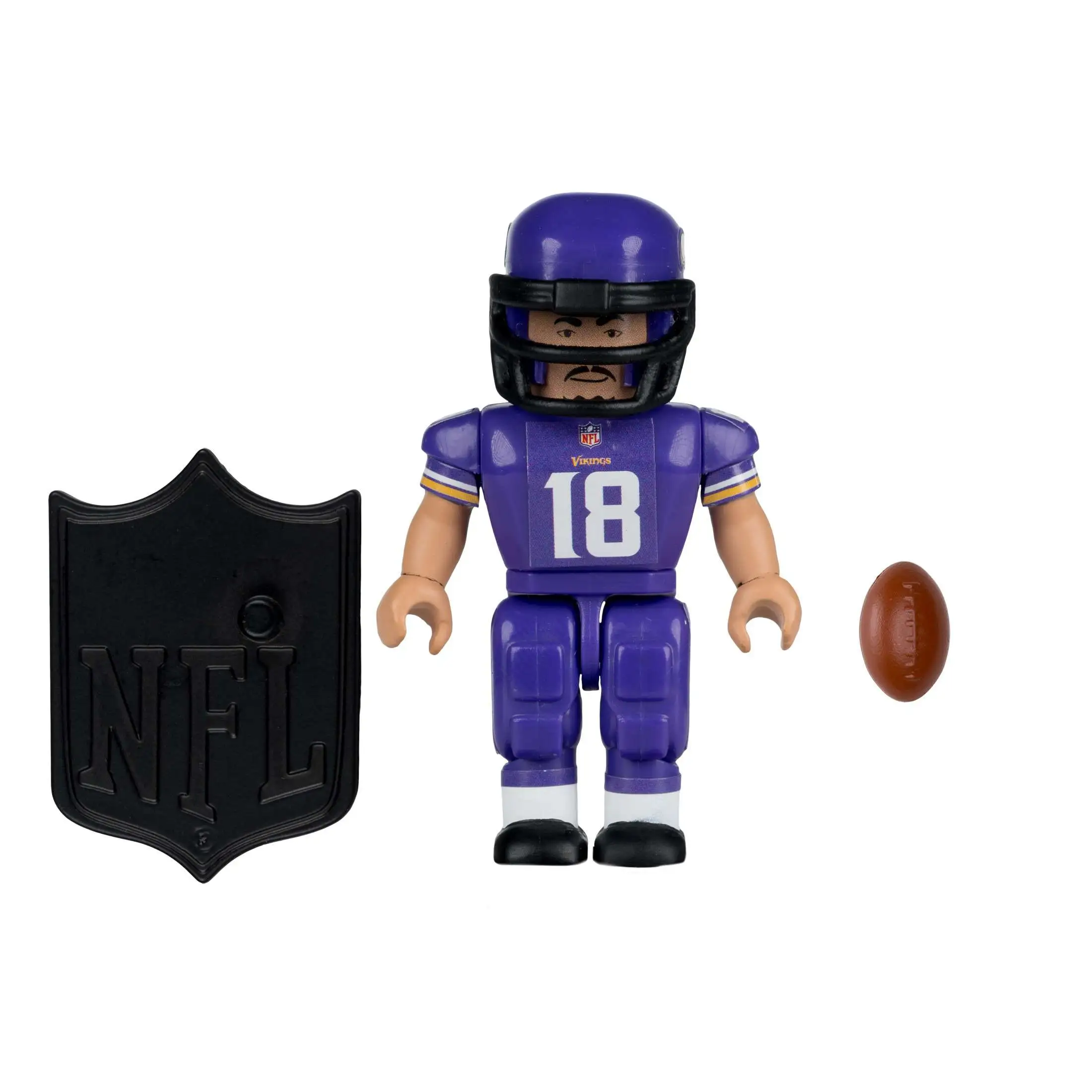 McFarlane Toys NFL Construct-a-Figure Series 1 Justin Jefferson 2-Inch Minifigure [Loose]