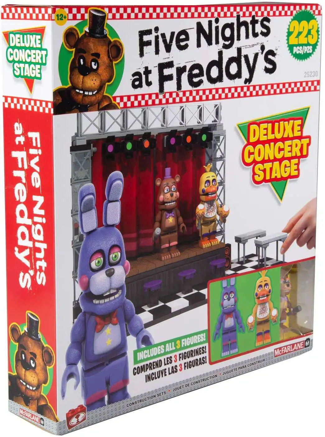 2020 Five Nights At Freddy's Construction 6 SETS FNAF STAGE STAR