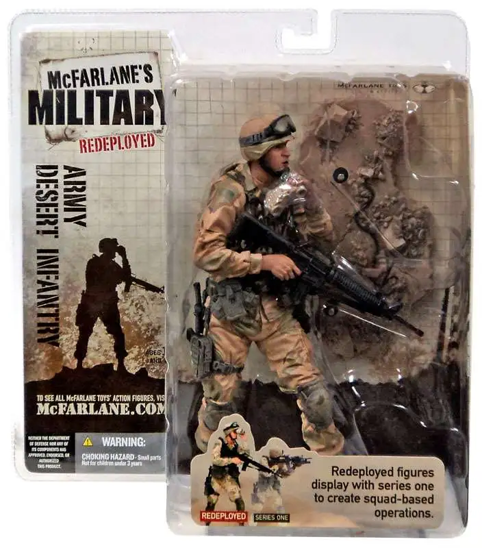 McFarlane Military Series 1 Redeployed Army Ranger Action Figure for sale online 
