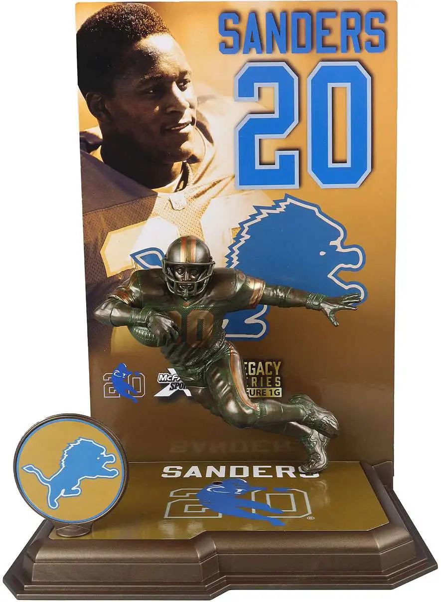 Barry Sanders Action Figure Silver Pants Sports Picks Legends Series 5