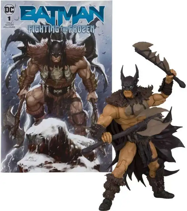 McFarlane Toys DC Page Punchers Batman Action Figure with Comic Book [Fighting the Frozen]