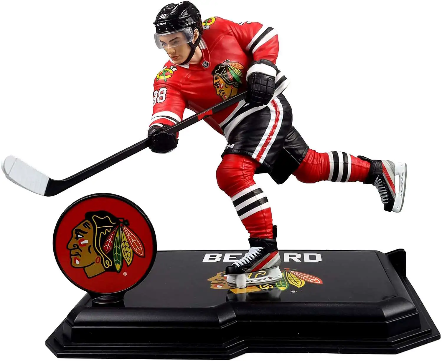 McFarlane Toys NHL Chicago Blackhawks Sports Hockey Connor Bedard Action Figure [Red Jersey, Regular Version]