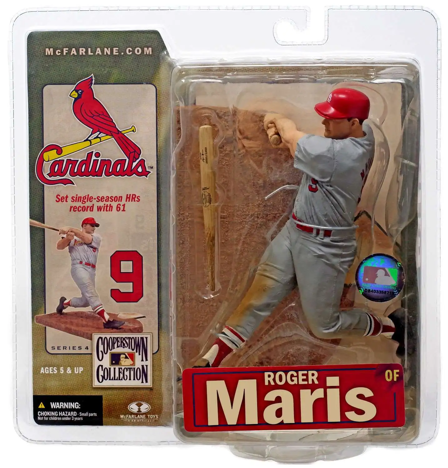 McFarlane Toys MLB St. Louis Cardinals Sports Picks Baseball Cooperstown  Collection Series 4 Roger Maris Action Figure Cardinals - ToyWiz