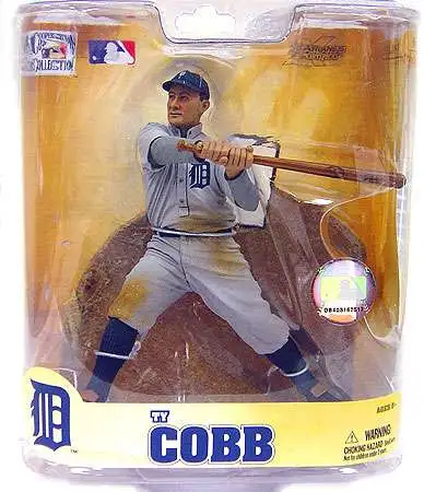 McFarlane Toys MLB Detroit Tigers Sports Picks Baseball Cooperstown  Collection Series 5 Ty Cobb Action Figure [White Uniform]