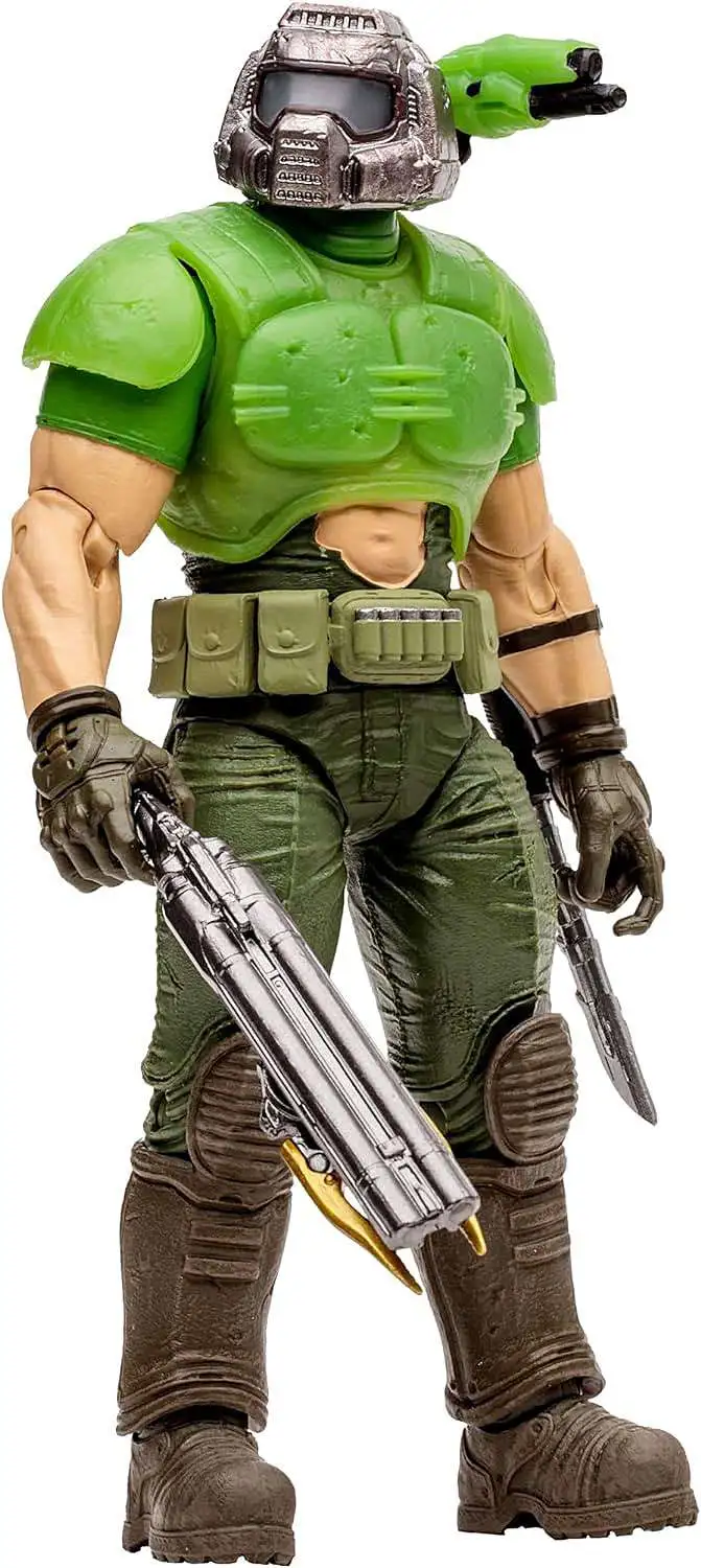 McFarlane Toys Gold Label Collection Doom Slayer Exclusive Action Figure [Glow in the Dark Version]