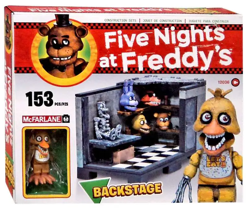 McFarlane Toys Five Nights at Freddys Backstage Construction Set Withered  Chica Endoskeleton - ToyWiz