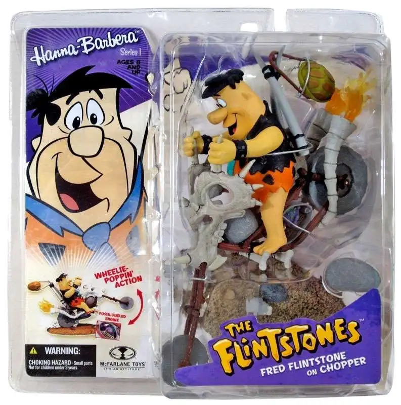 McFarlane Hanna Barbera Serie 1 Deluxe Figurine Flinstones Cruiser Neuf 