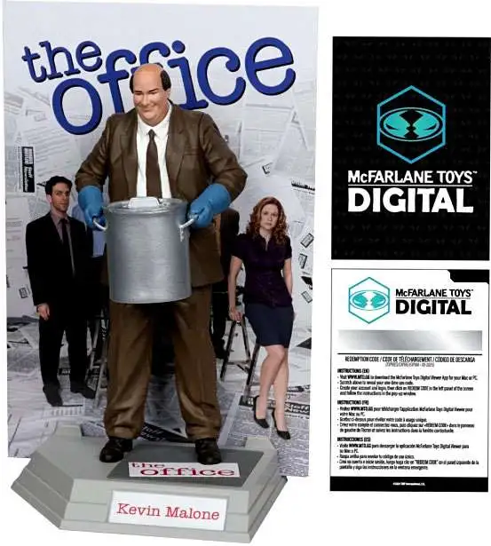 McFarlane Toys The Office Movie Maniacs Kevin Malone Exclusive Posed Figure [Digital Collectible]