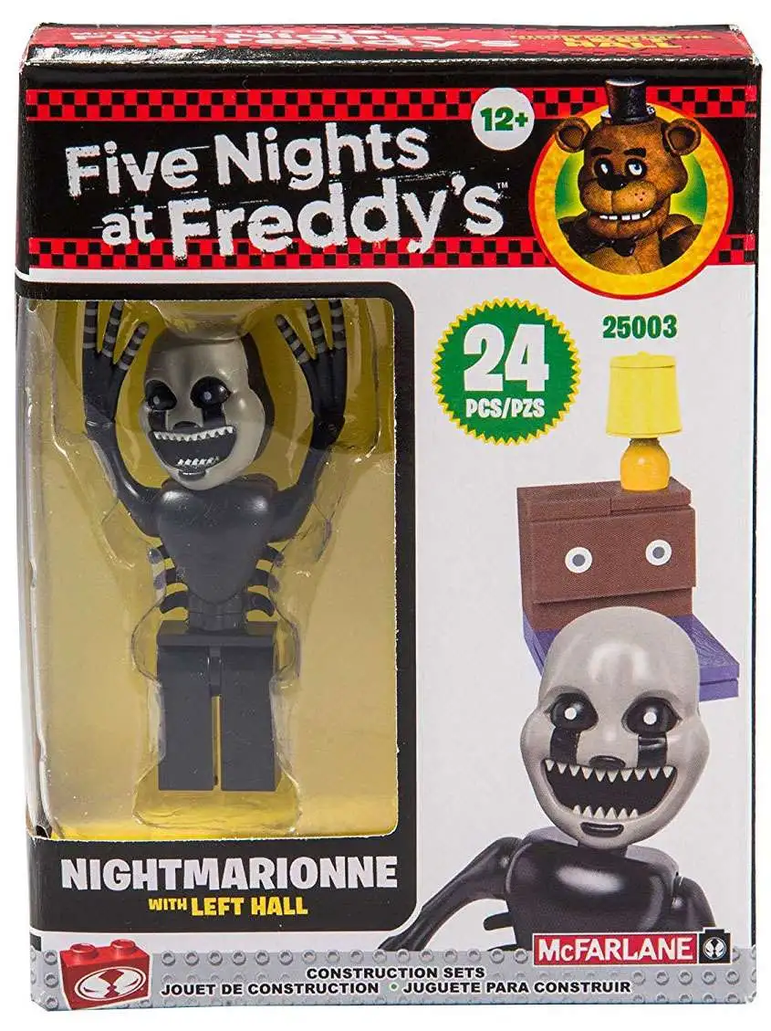 Five Nights at Freddy's Nightmarionne With Left Hall Building Set Micro Figure 