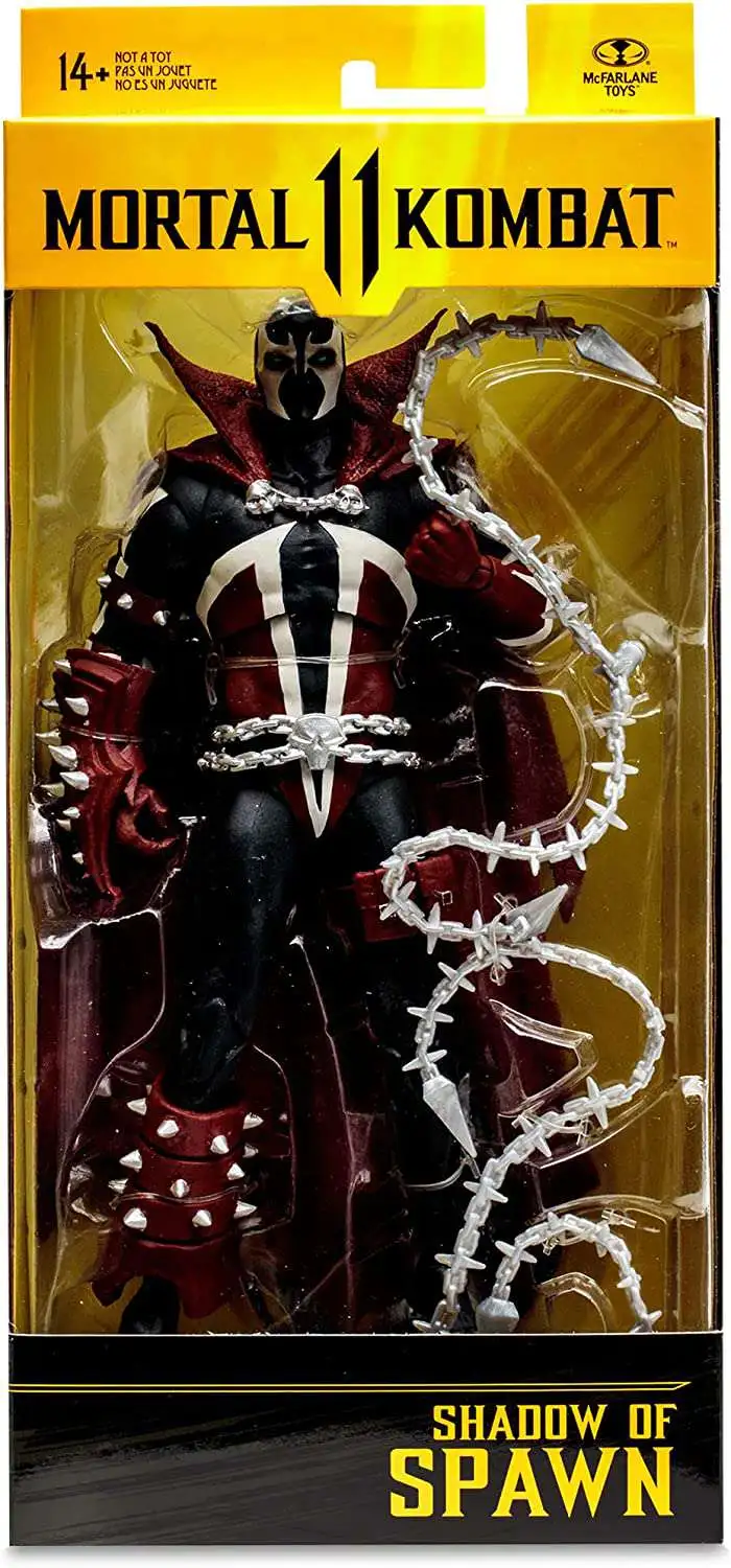McFarlane Toys - Spawn Classic Bloody 17,8cm - Action Figure Mortal Kombat 11 - 22 Punti Articolari - Con Ascia E Base
