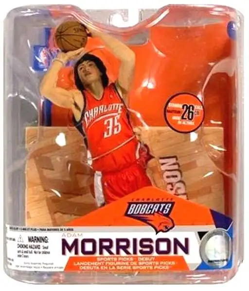 NBA Series 14: Charlotte Bobcats - Adam Morrison- Orange Jersey :  : Toys & Games