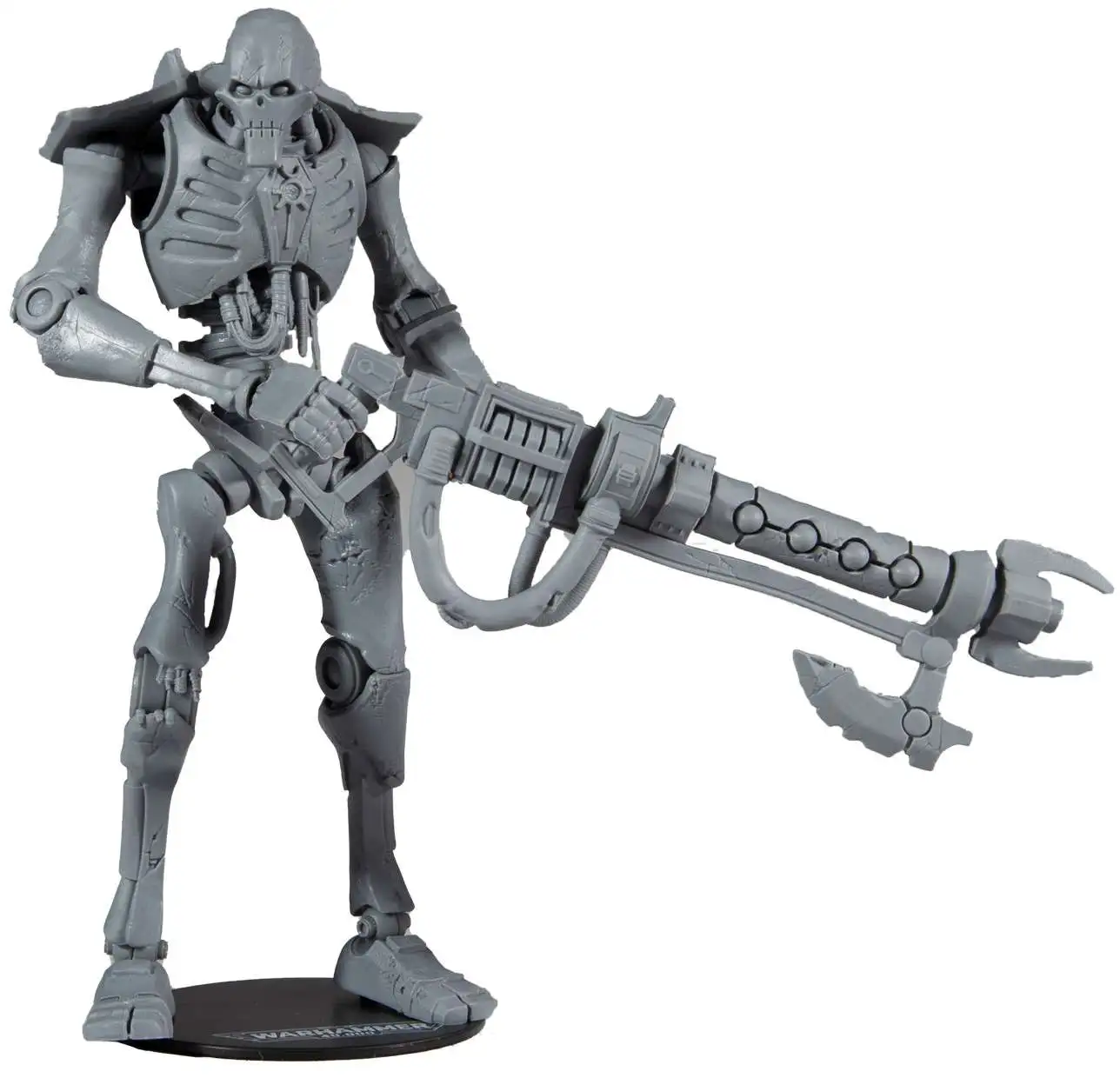 McFarlane Toys Warhammer 40,000 Necron Warrior 'AP' Action Figure [Platinum Edition, Artist Proof]
