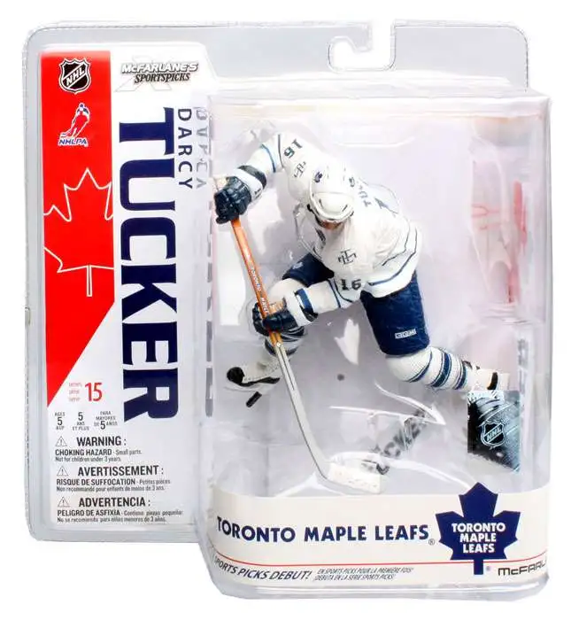 McFarlane Toys NHL Toronto Maple Leafs Sports Picks Hockey Hockey Series 15  Darcy Tucker Action Figure Blue Jersey - ToyWiz