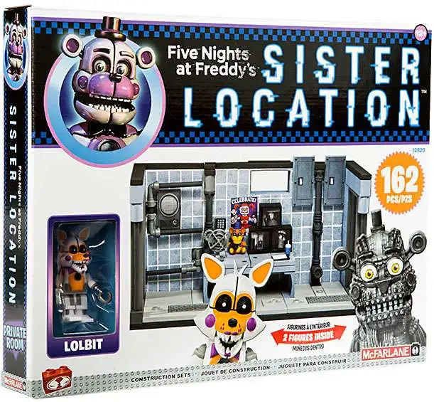 Funtime Foxy Stage Left Five Nights at Freddy's Construction Set Sister Location for sale online 