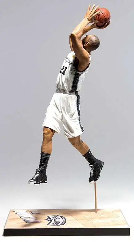 Tim Duncan 21 San Antonio Spurs McFarlane NBA Series 6 White Uniform