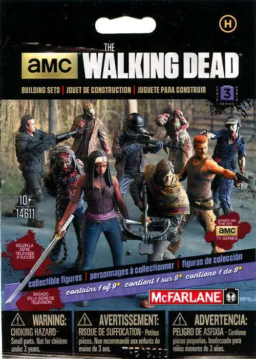 AMC The Walking Dead McFarlane Collectible Building Series 3 Daryl Dixon 3 