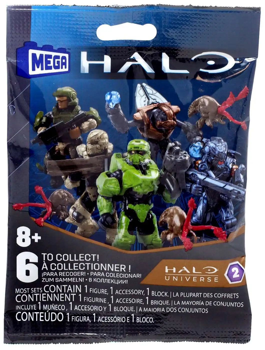 sustantivo Sequía Tiza Halo Universe Series 2 Mini Figure Mystery Pack 1 RANDOM Figure Mega  Construx - ToyWiz