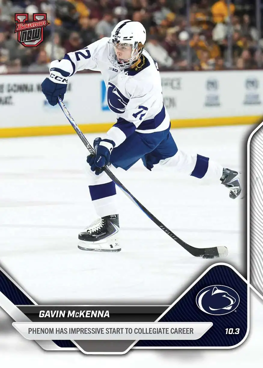 NHL 2025-26 Bowman U Now Hockey Gavin McKenna #1