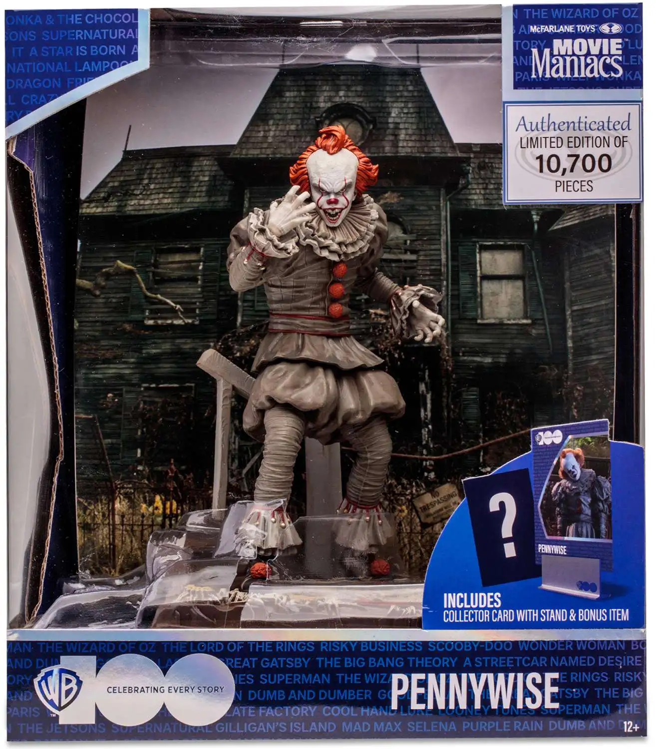 McFarlane Toys IT Movie Maniacs Pennywise 6 Posed Figure