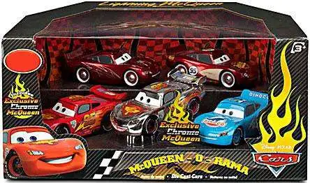 Disney / Pixar Cars Cars 2 1:43 Multi-Packs McQueen-O-Rama Exclusive Diecast Car Set [Set #1, Damaged Package]