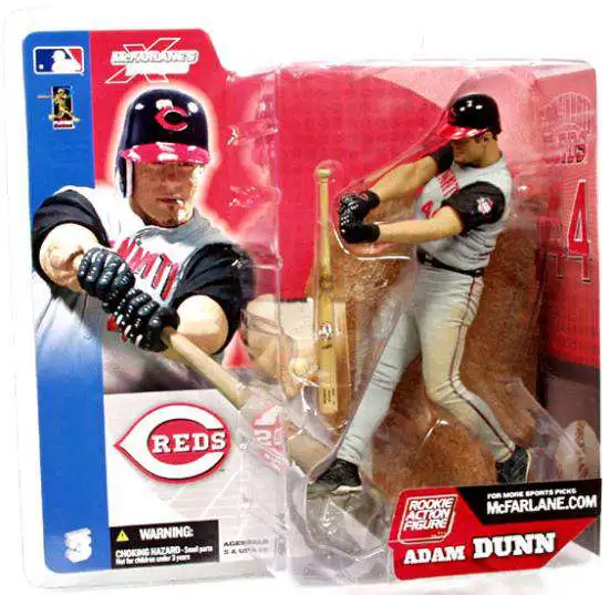 McFarlane Toys MLB Cincinnati Reds Sports Picks Baseball Series 3 Adam Dunn  Action Figure Gray Jersey, Damaged Package - ToyWiz