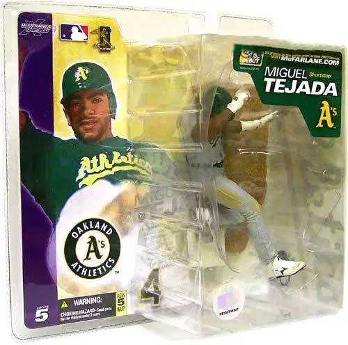 McFarlane Toys MLB Oakland A's Sports Picks Baseball Series 5 Miguel Tejada Action Figure [Gray Jersey Variant]