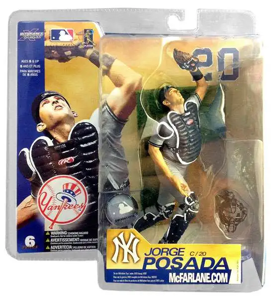 McFarlane Toys MLB New York Yankees Sports Picks Baseball Series 6 Jorge  Posada Action Figure Gray Jersey - ToyWiz