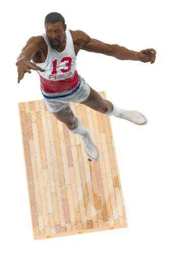 McFarlane Toys NBA Philidelphia 76ers Sports Picks Basketball Legends  Series 1 Wilt Chamberlain Action Figure White Red Jersey - ToyWiz