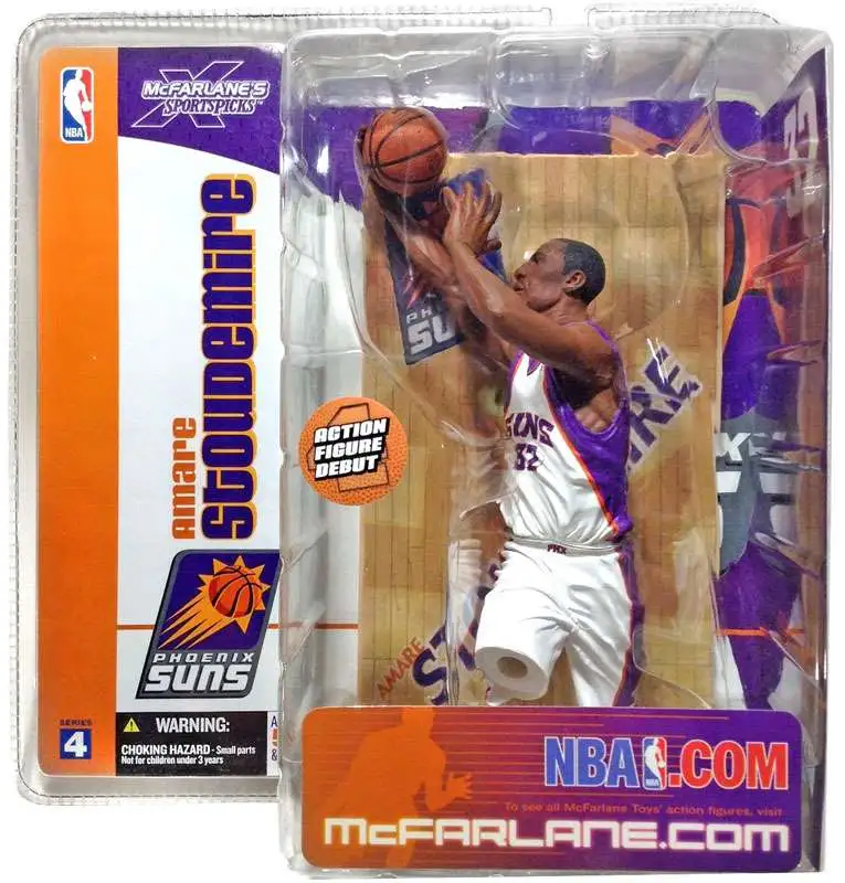 McFarlane Toys NBA Phoenix Suns Sports Basketball Series 4 Amare 