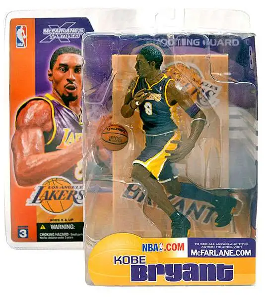 McFarlane Toys NBA Los Angeles Lakers Sports Basketball Series 3 Kobe  Bryant Action Figure [Purple Jersey]