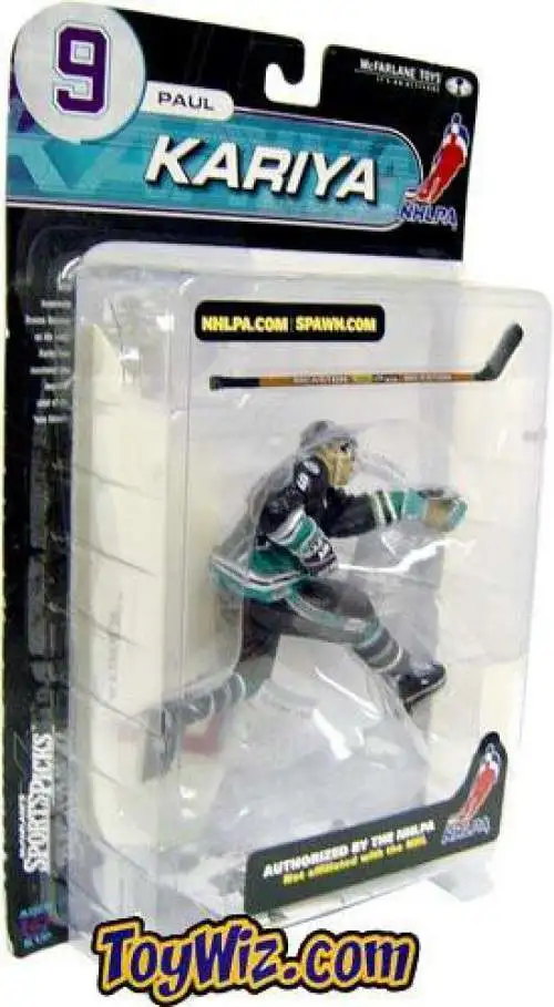 McFarlane Toys NHL Anaheim Mighty Ducks Sports Hockey Series 1 Paul Kariya Action Figure