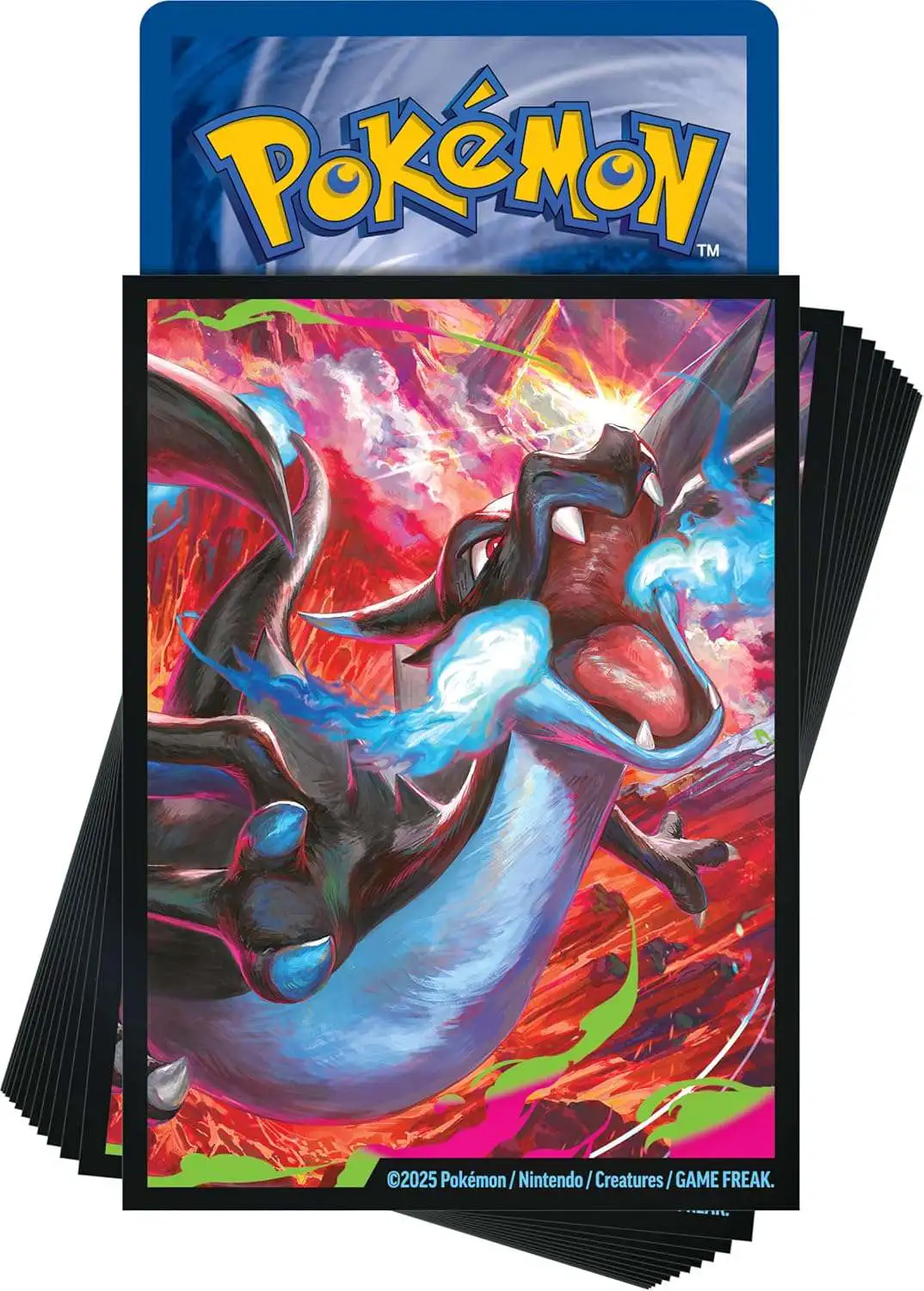 Pokemon Mega Evolutions Charizard Card Sleeves [65 Count]