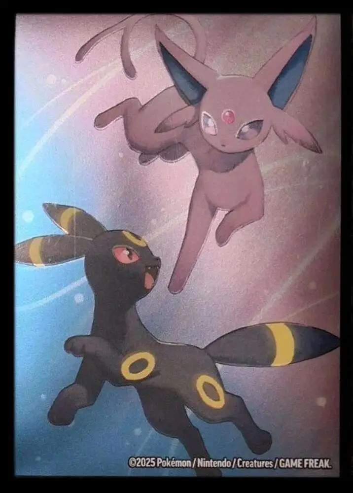 Pokemon Prismatic Evolutions Espeon & Umbreon Card Sleeves [65 Count]