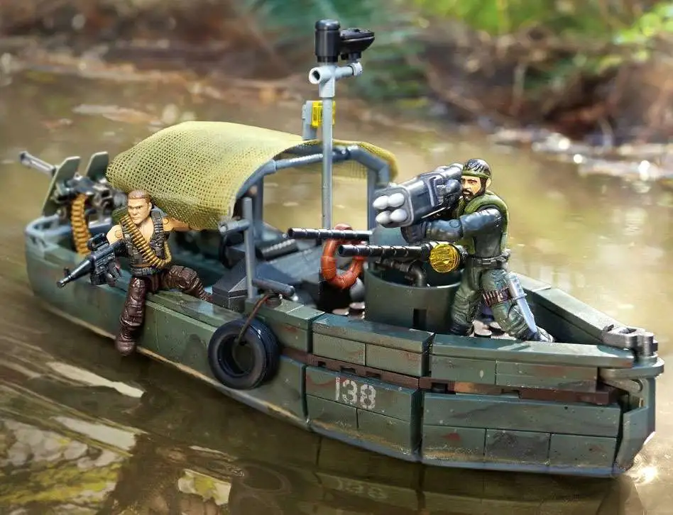NIB 2016 Mega Bloks Collector Series RiverBoat Raid Call Of Duty 