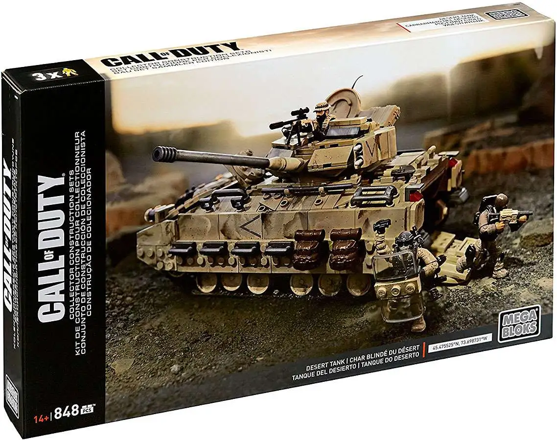 Mega Bloks Call of Duty Desert Tank Set 31279 ToyWiz