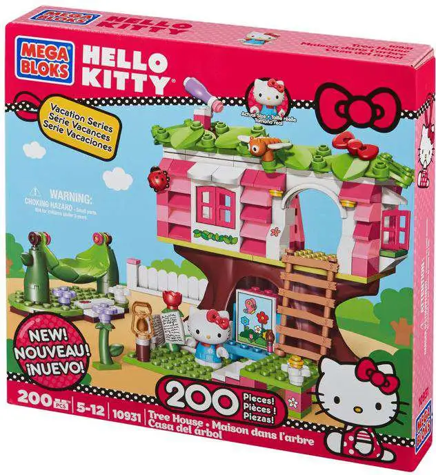 Kontinent undskylde grå Mega Bloks Sanrio Hello Kitty Vacation Series Tree House Set 10931 - ToyWiz