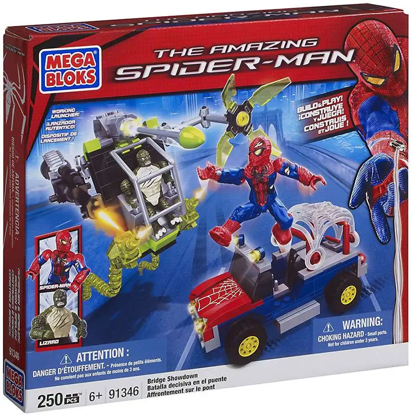 Mega Bloks Marvel The Amazing Spiderman LIZARD Mini Figure 