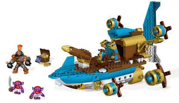 Mega Bloks Skylanders Swap Force Sharpfins Jet Boat Set 95301 - ToyWiz